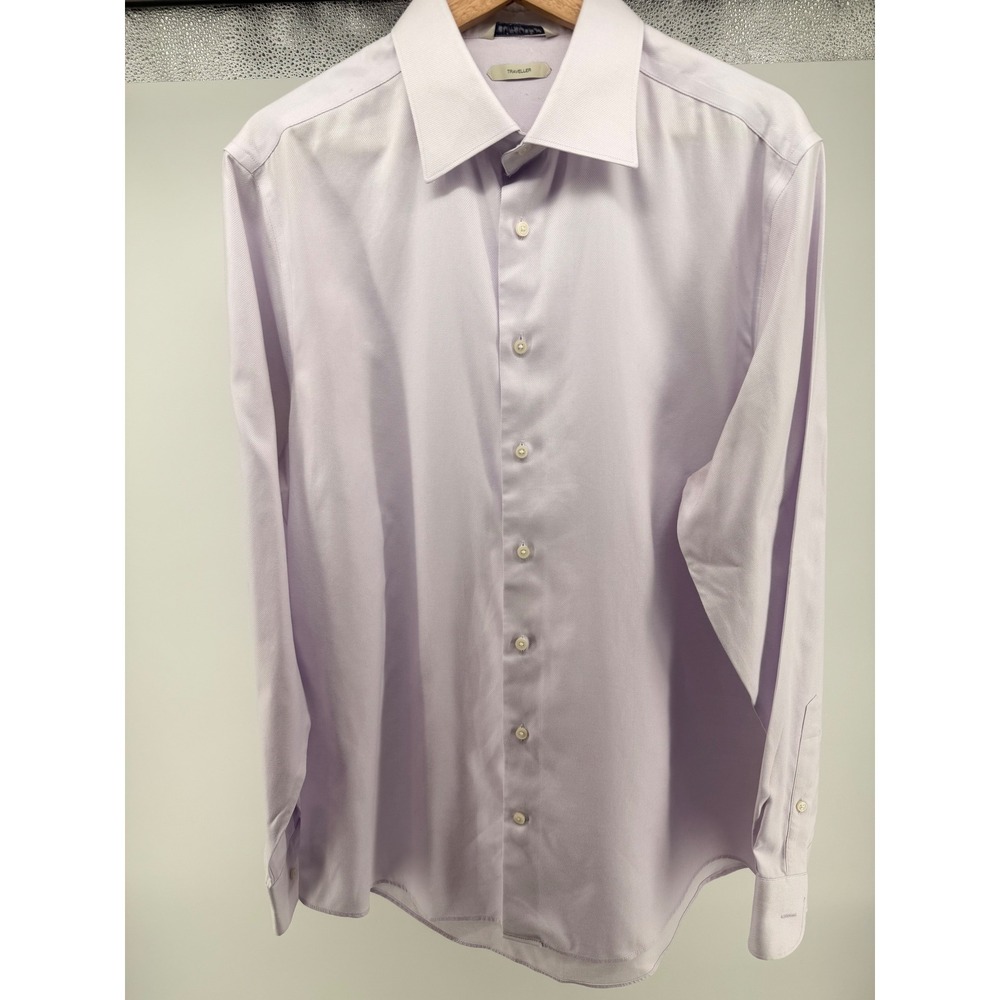 Suitsupply Traveller Slim Fit Mens Light Purple Dress Shirt Men's‎ Size 42 16.5